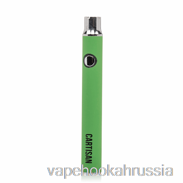 Vape Juicer Cartisan Button VV 350 510 аккумулятор зеленый